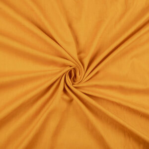 Plain Cotton Flex Fabric Mustard Yellow