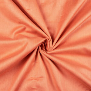 Plain Cotton Flex Fabric Salmon Orange