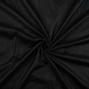 Plain Cotton Flex Fabric Black