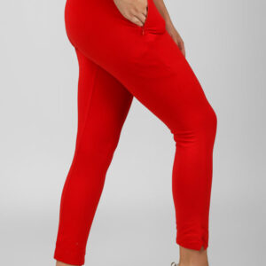 Red Straight Pant