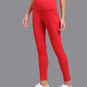 Red Maternity Leggings